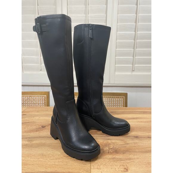 Soul by Naturalizer Womens Cache Knee High Boots Black Size 7 NWOB Buckle Detail - Picture 2 of 16